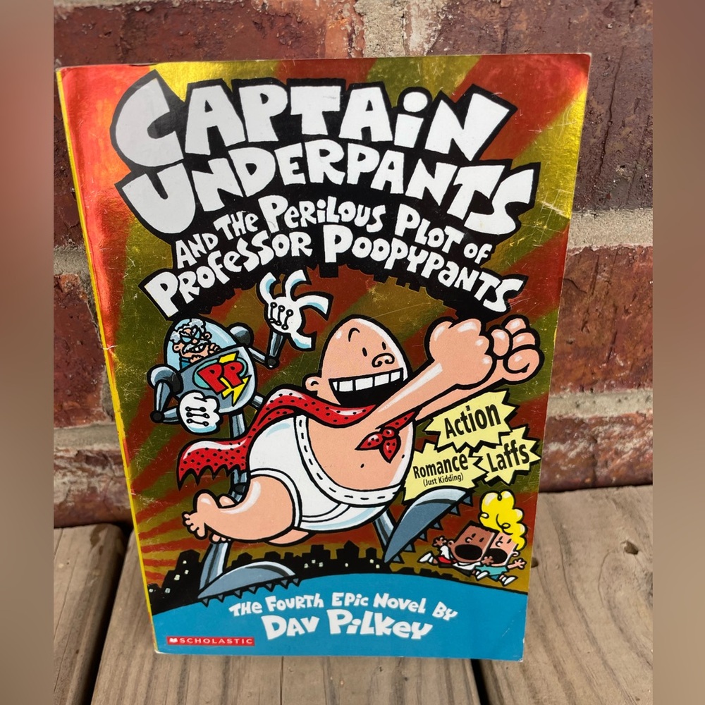 Captain Underpants And The Perilous Plot Of Professor Poopypants Paperback Book